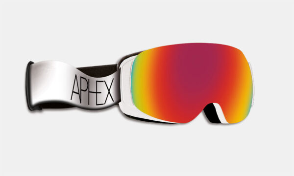 KPJ006 - Kepler Small Matt White revo Red Lens White strap